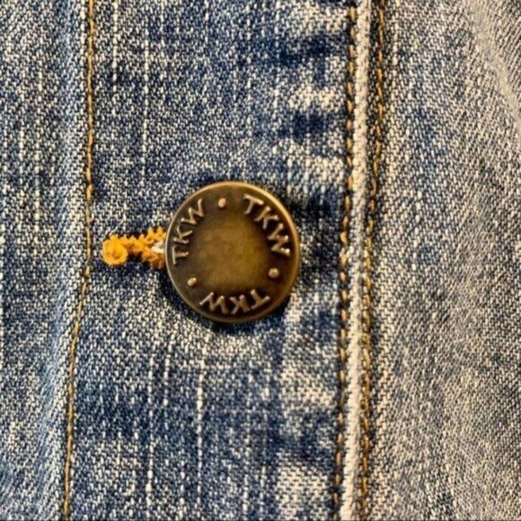 TKW VINTAGE brand, Women's Blue Jean Jacket, M - Picture 2 of 8